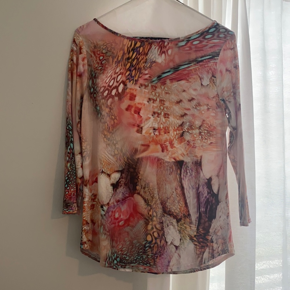 Steinmart multi colored top - pants sold separate